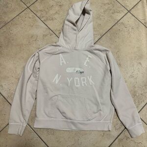 American Eagle Outfitters Cream Hoodie